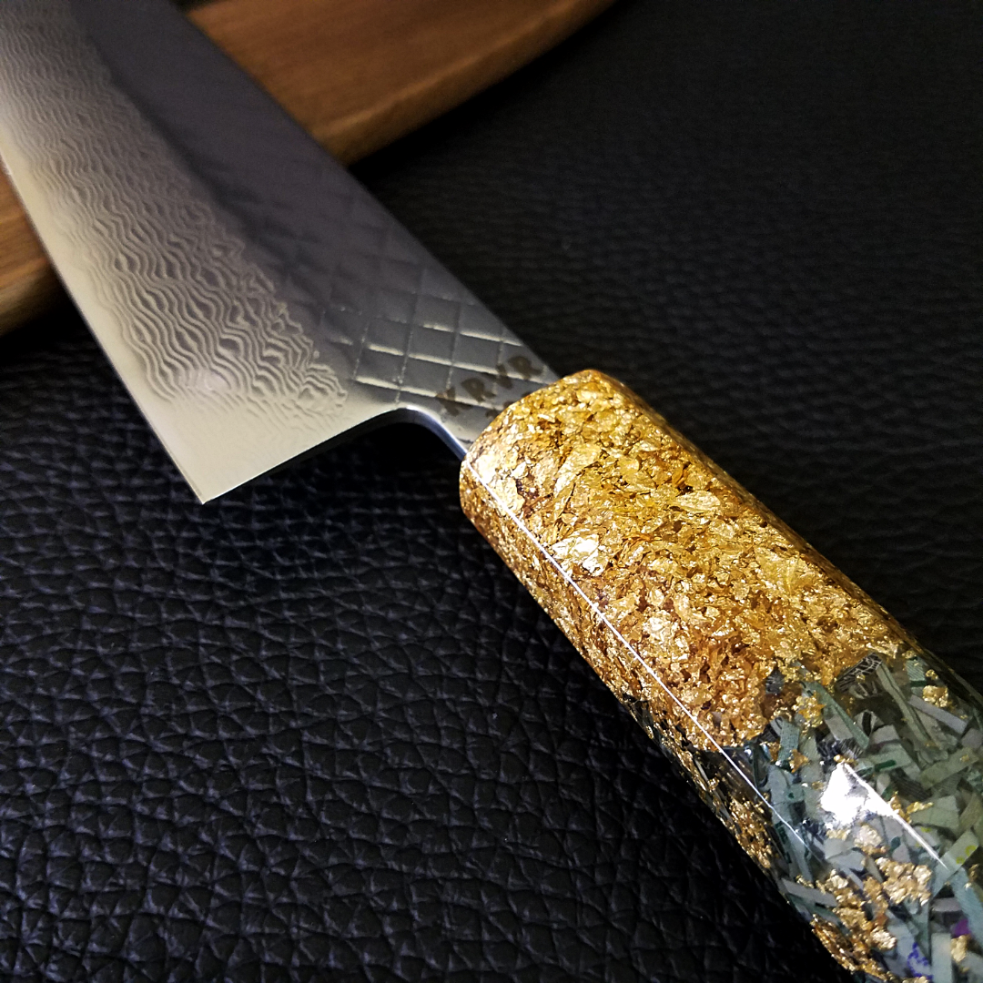 Money Heist - 210mm (8.25in) Damascus Gyuto Chef Knife