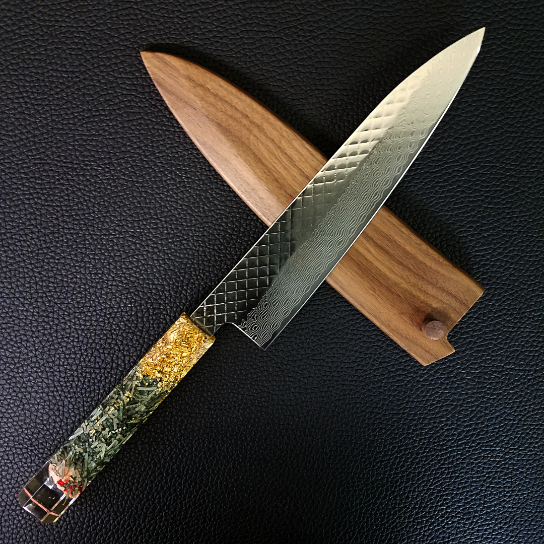 Money Heist - 210mm (8.25in) Damascus Gyuto Chef Knife