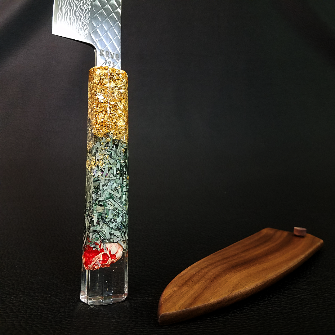 Money Heist - 210mm (8.25in) Damascus Gyuto Chef Knife