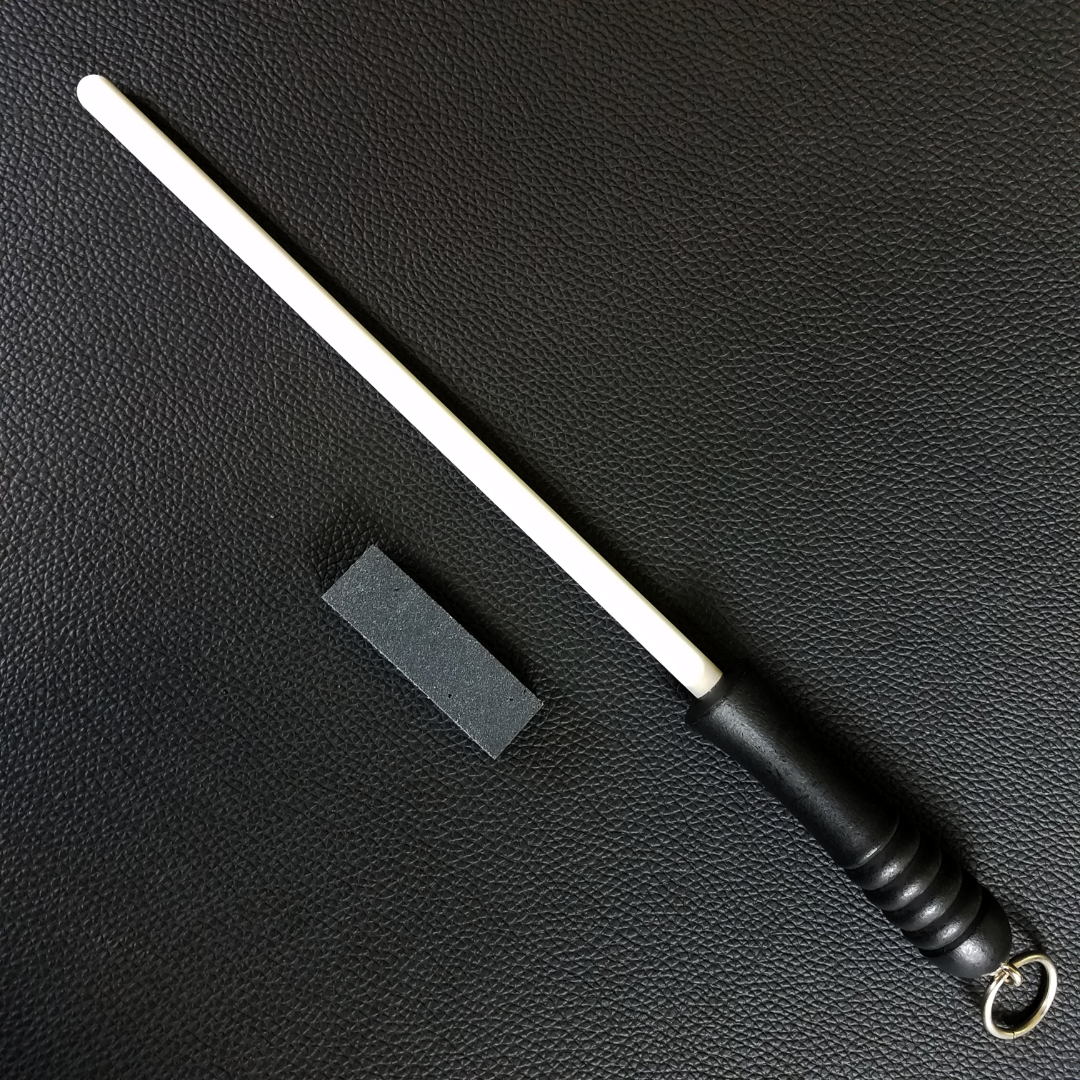 Idahone Sharpening Fine Ceramic 12" Honing Rod & Super Eraser Combo