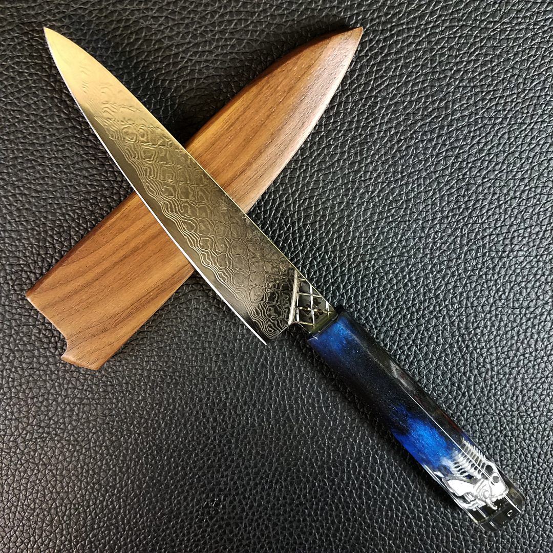 Silverfish II - 6in (150mm) Damascus Petty Culinary Knife