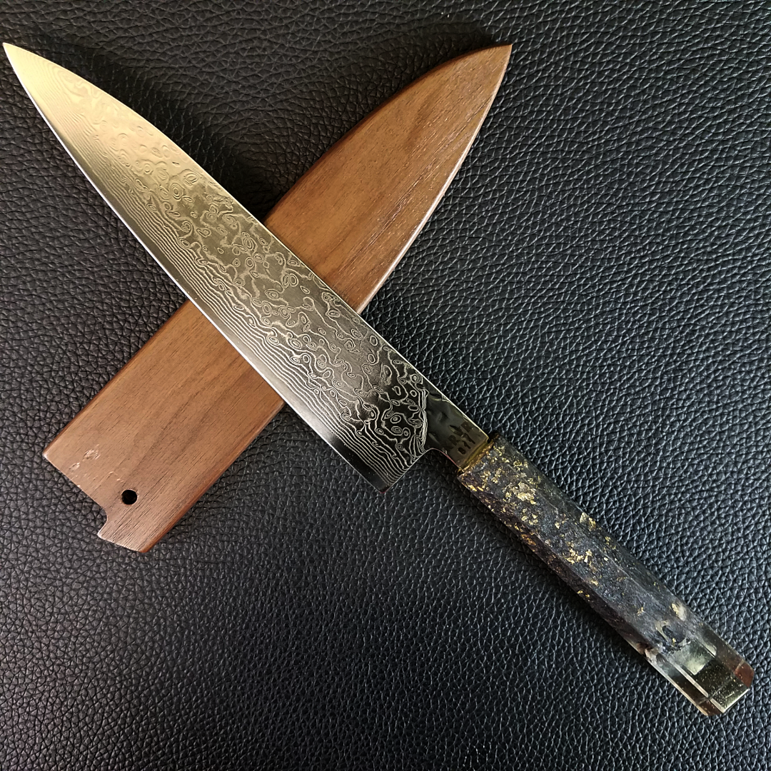 Dead Man&#39;s Best - 210mm (8.25in) Damascus Gyuto Chef Knife