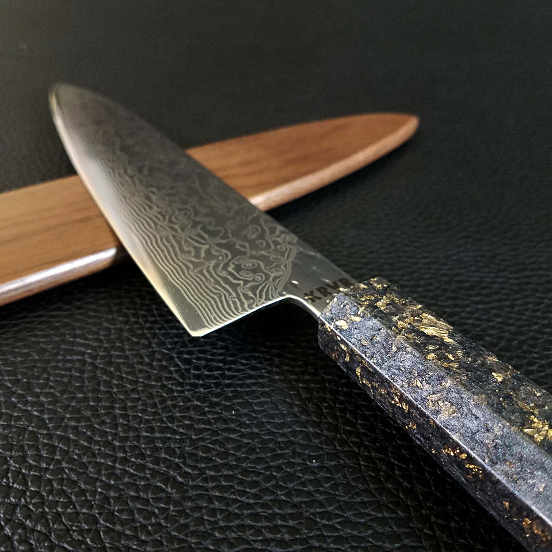 Dead Man&#39;s Best - 210mm (8.25in) Damascus Gyuto Chef Knife