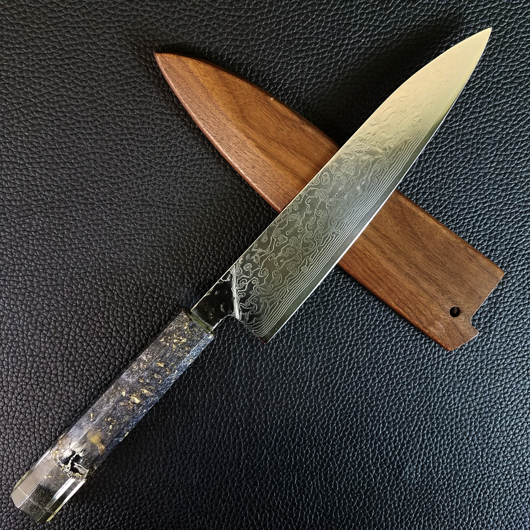 Dead Man&#39;s Best - 210mm (8.25in) Damascus Gyuto Chef Knife