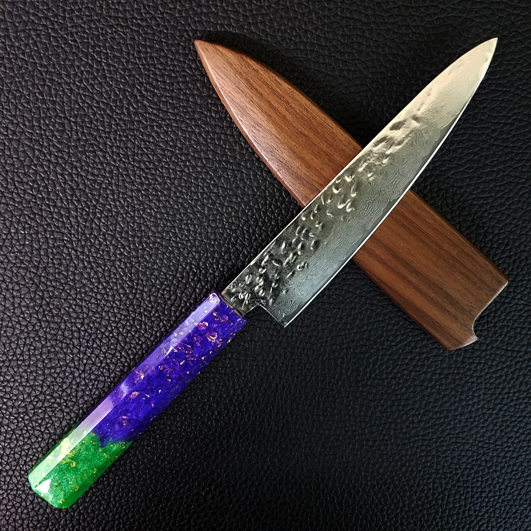 Fleur de Lis - 6in (150mm) Damascus Petty Culinary Knife