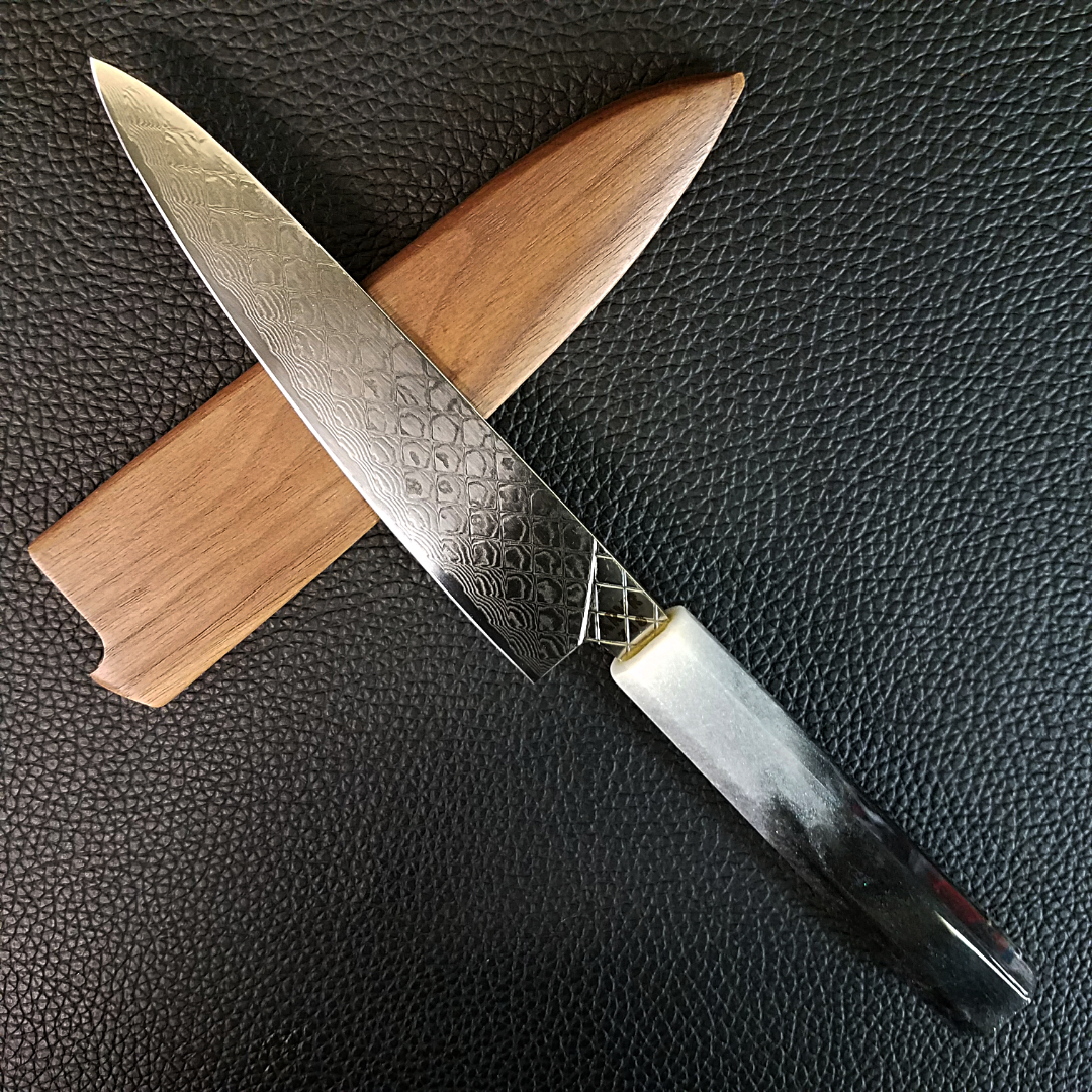 Dead Sea - 6in (150mm) Damascus Petty Culinary Knife