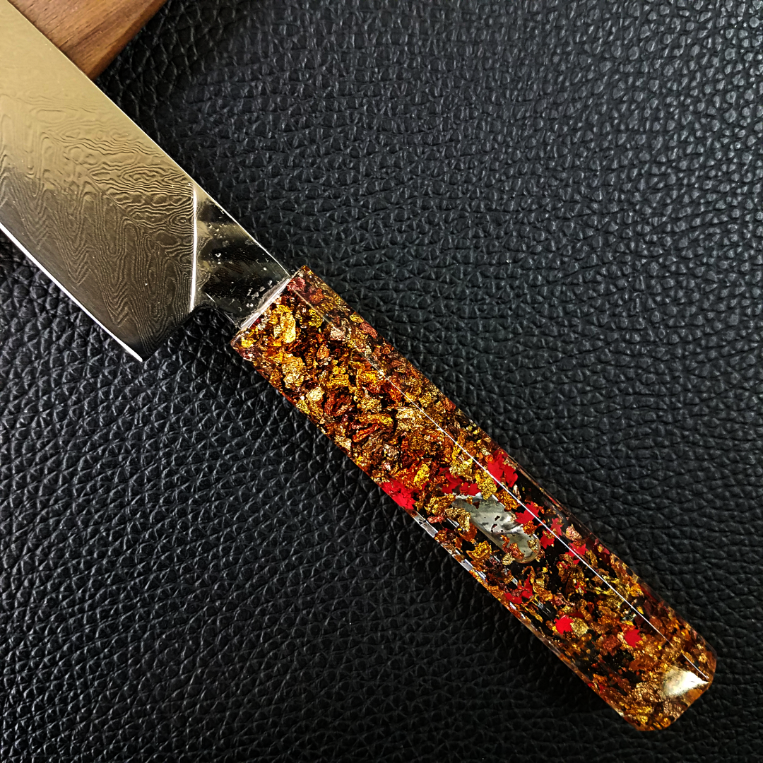Maple Winds - 6in (150mm) Damascus Petty Culinary Knife