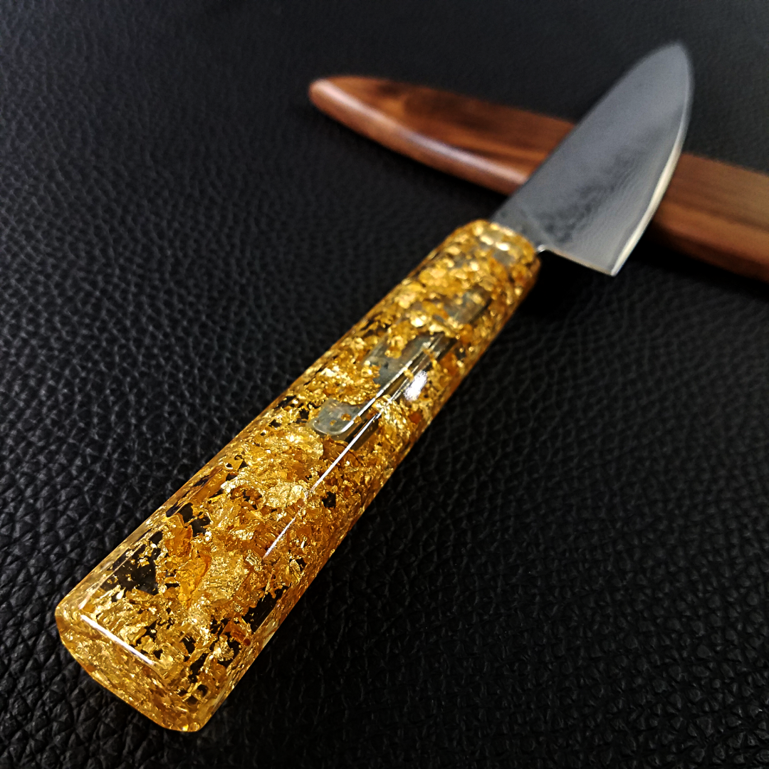 Golden Drop II - 6in (150mm) Damascus Petty Culinary Knife