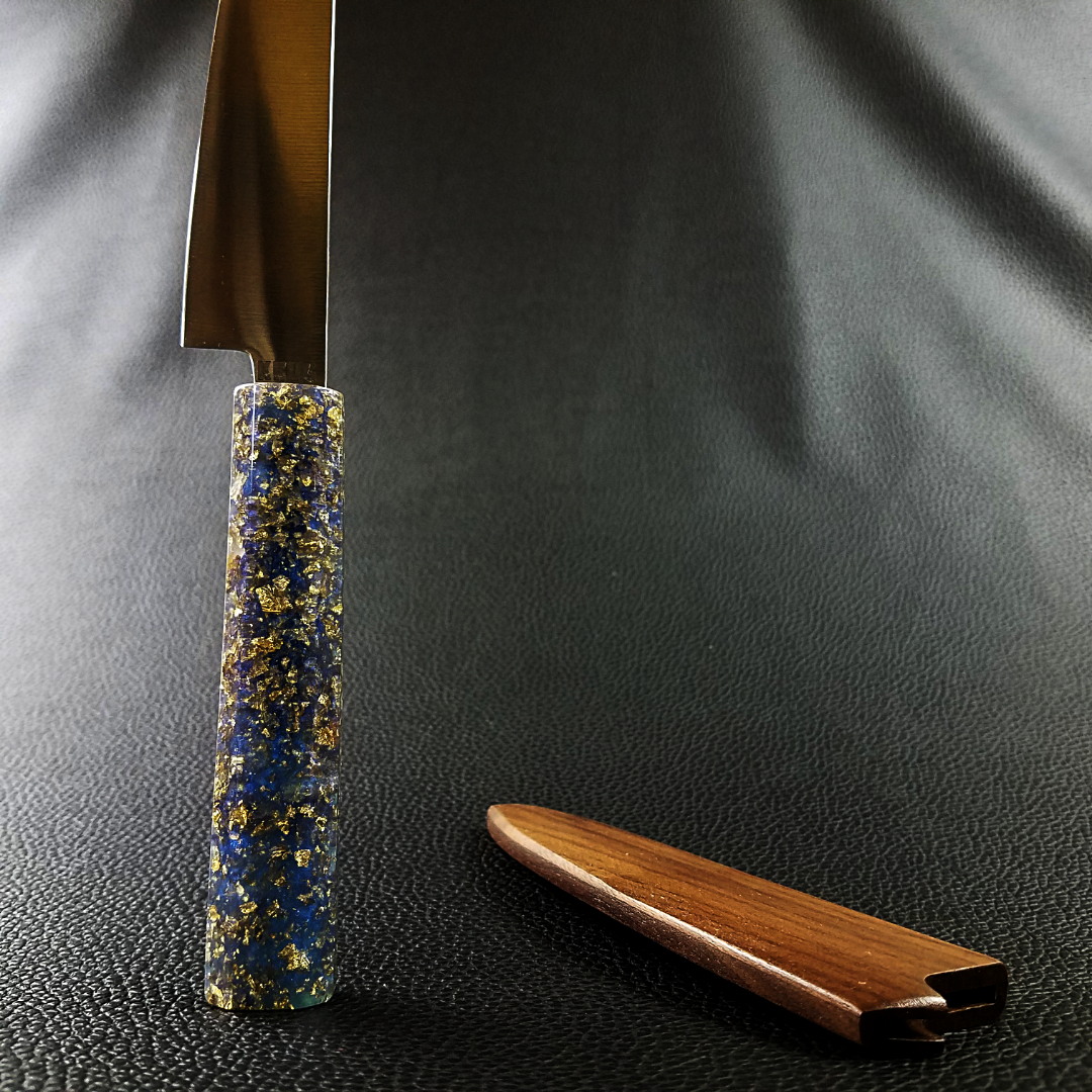 Blue Gold - 6in (150mm) Petty Culinary Knife Stainless Steel