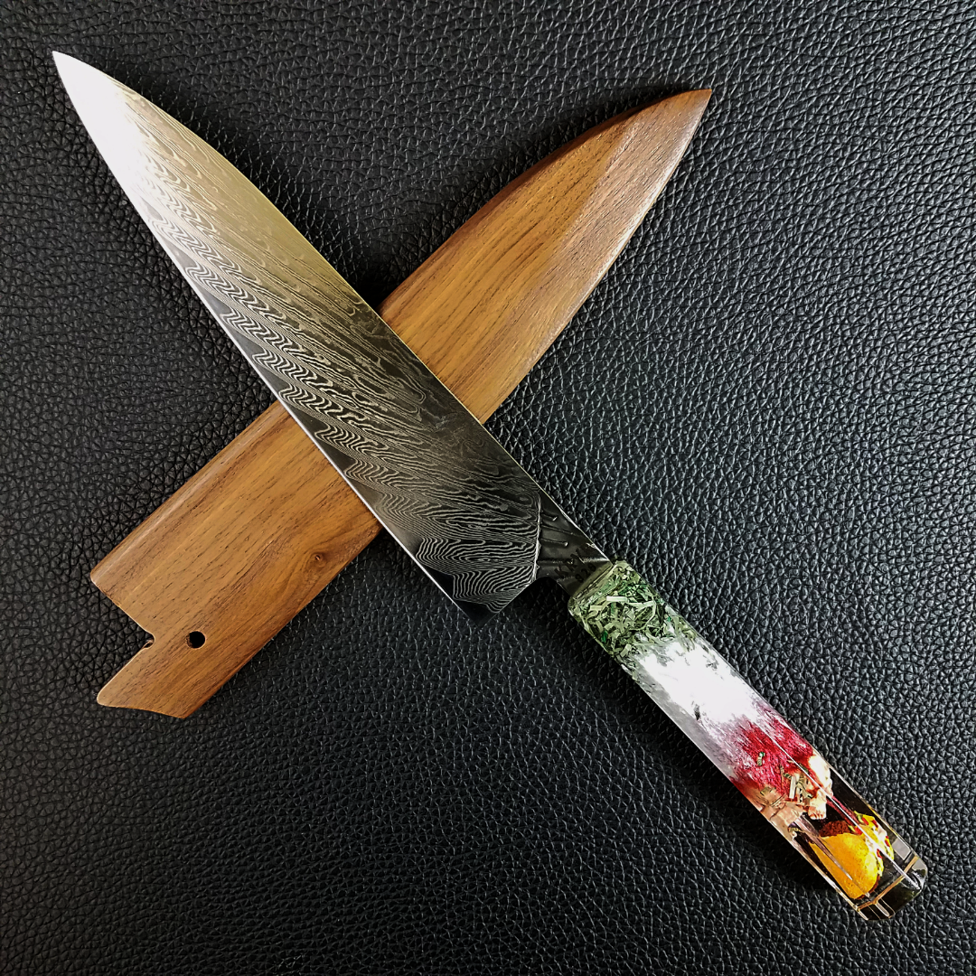 El Chapo Taco - 210mm (8.25in) Damascus Gyuto Chef Knife