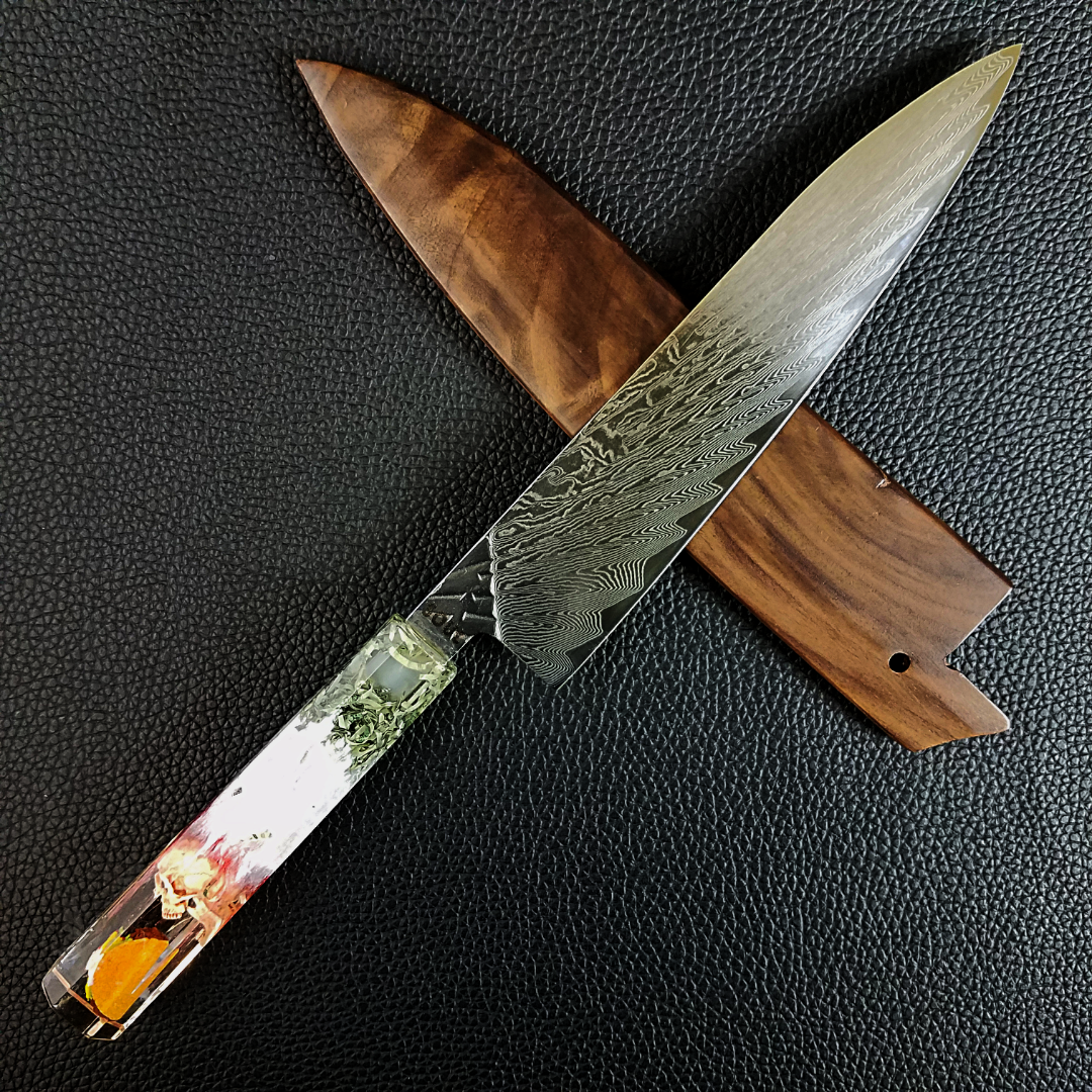 El Chapo Taco - 210mm (8.25in) Damascus Gyuto Chef Knife