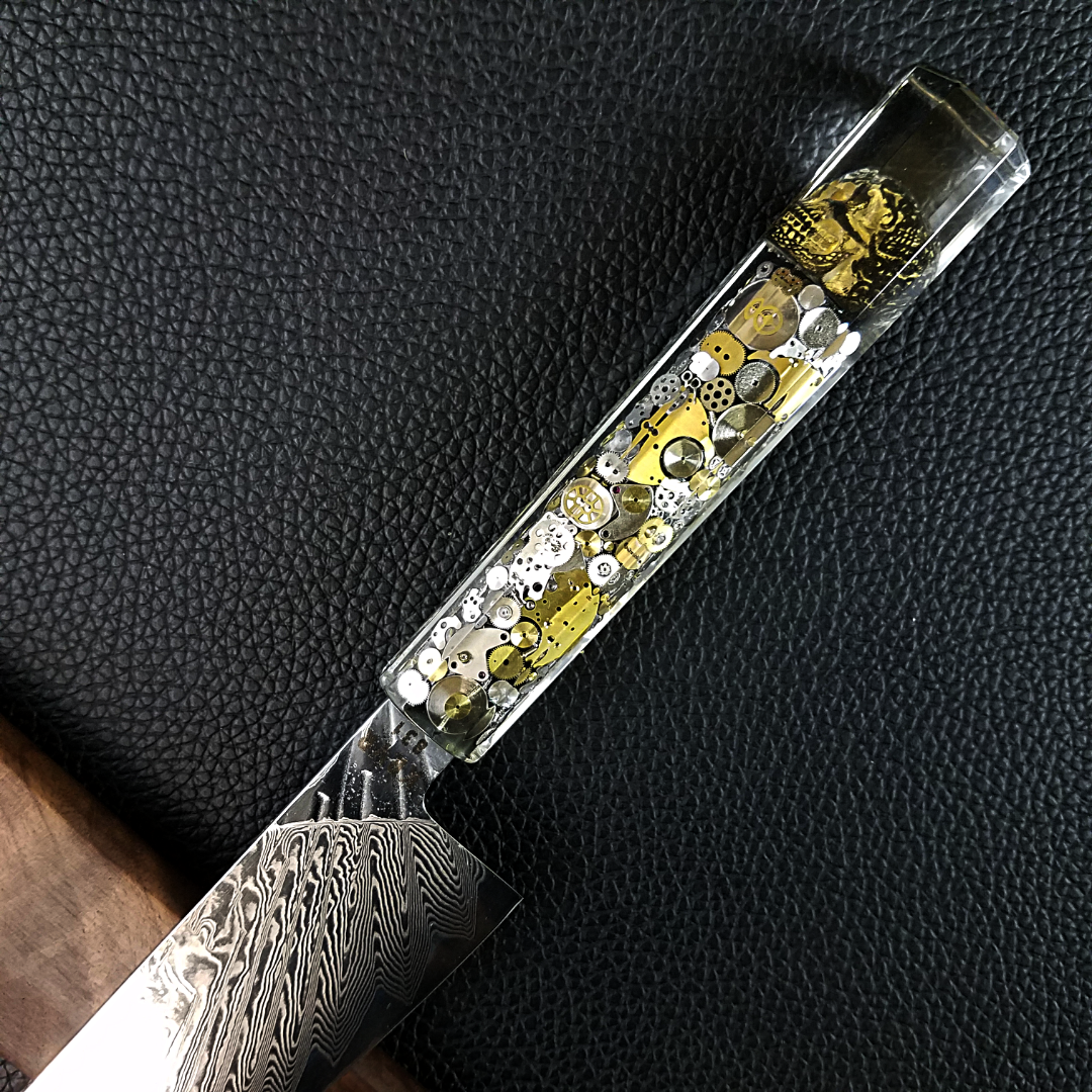 Apocalypto - 210mm (8.25in) Damascus Gyuto Chef Knife