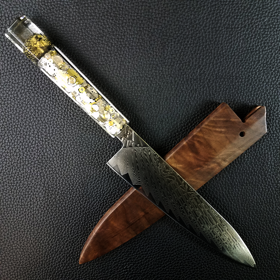 Apocalypto - 210mm (8.25in) Damascus Gyuto Chef Knife