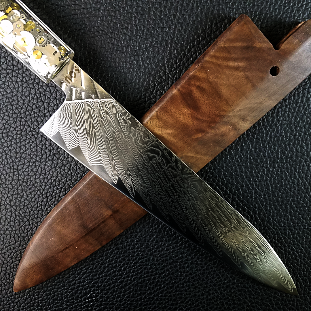 Apocalypto - 210mm (8.25in) Damascus Gyuto Chef Knife