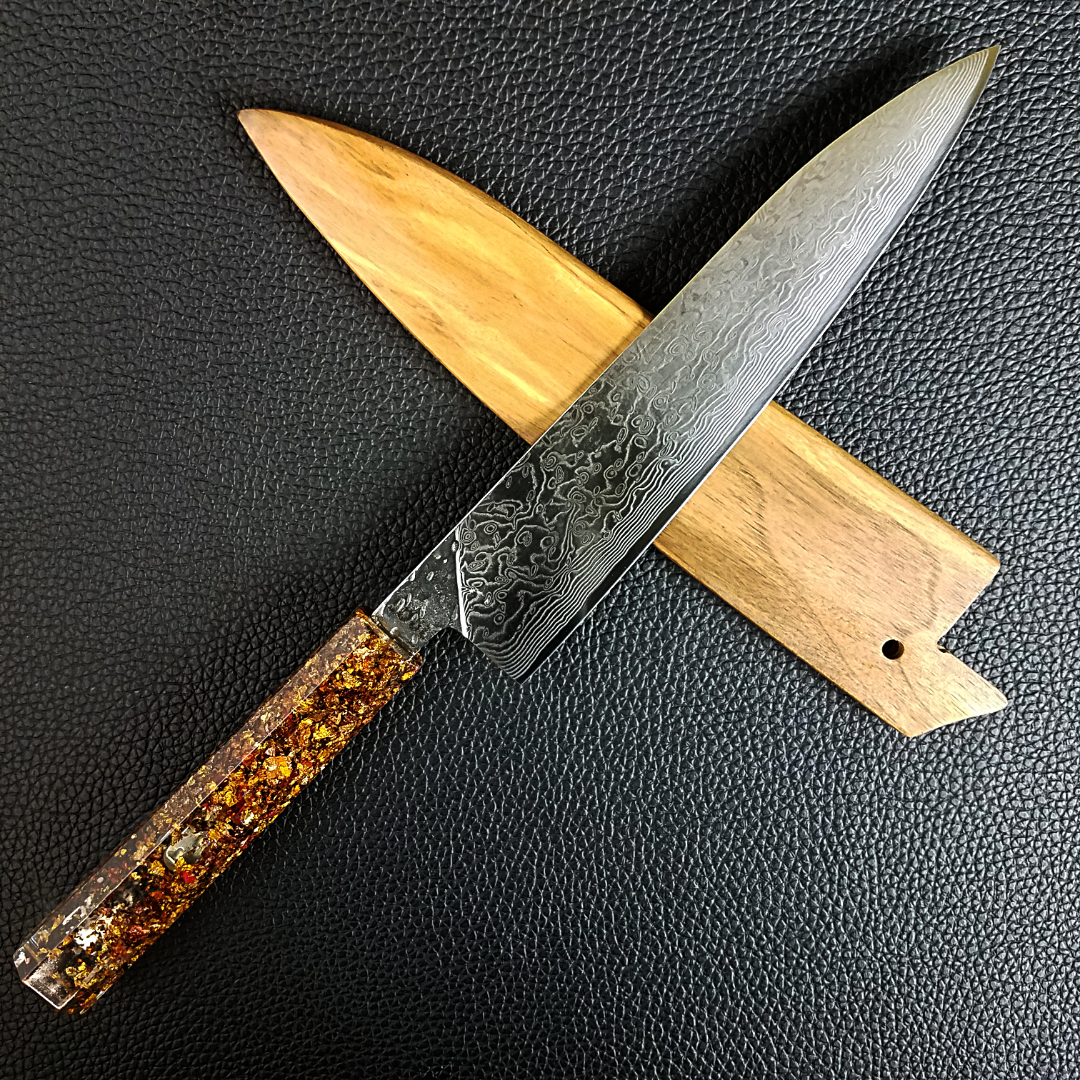 Autumn Oscura - 210mm (8.25in) Damascus Gyuto Chef Knife