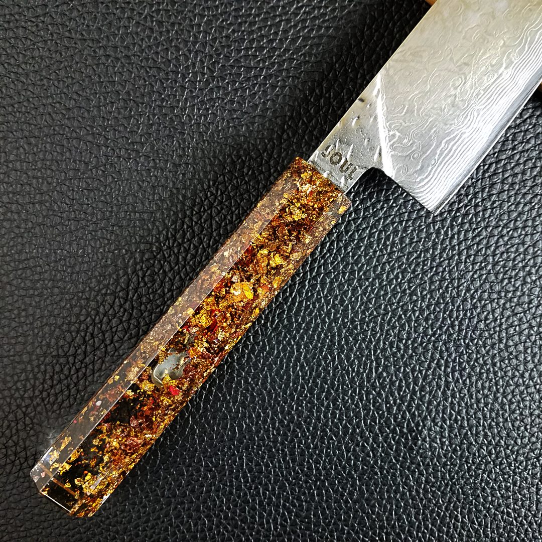 Autumn Oscura - 210mm (8.25in) Damascus Gyuto Chef Knife