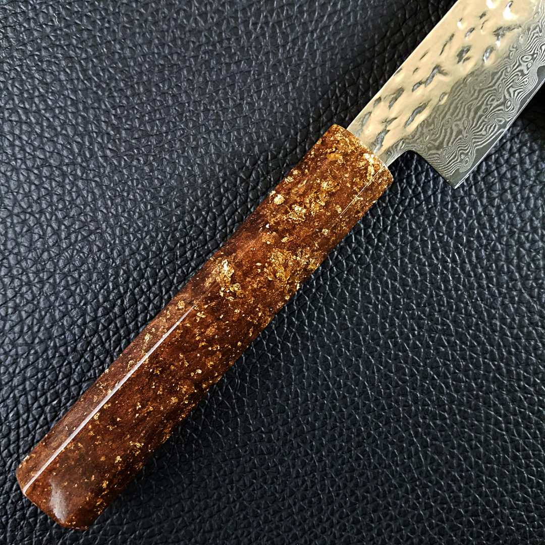 Gold Dust - 6in (150mm) Damascus Petty Culinary Knife