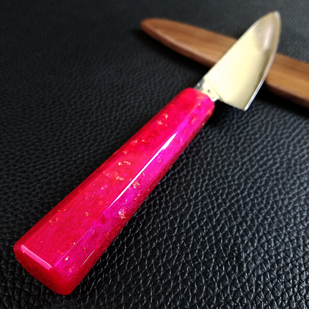 Pink Lemonade - 6in (150mm) Damascus Petty Culinary Knife