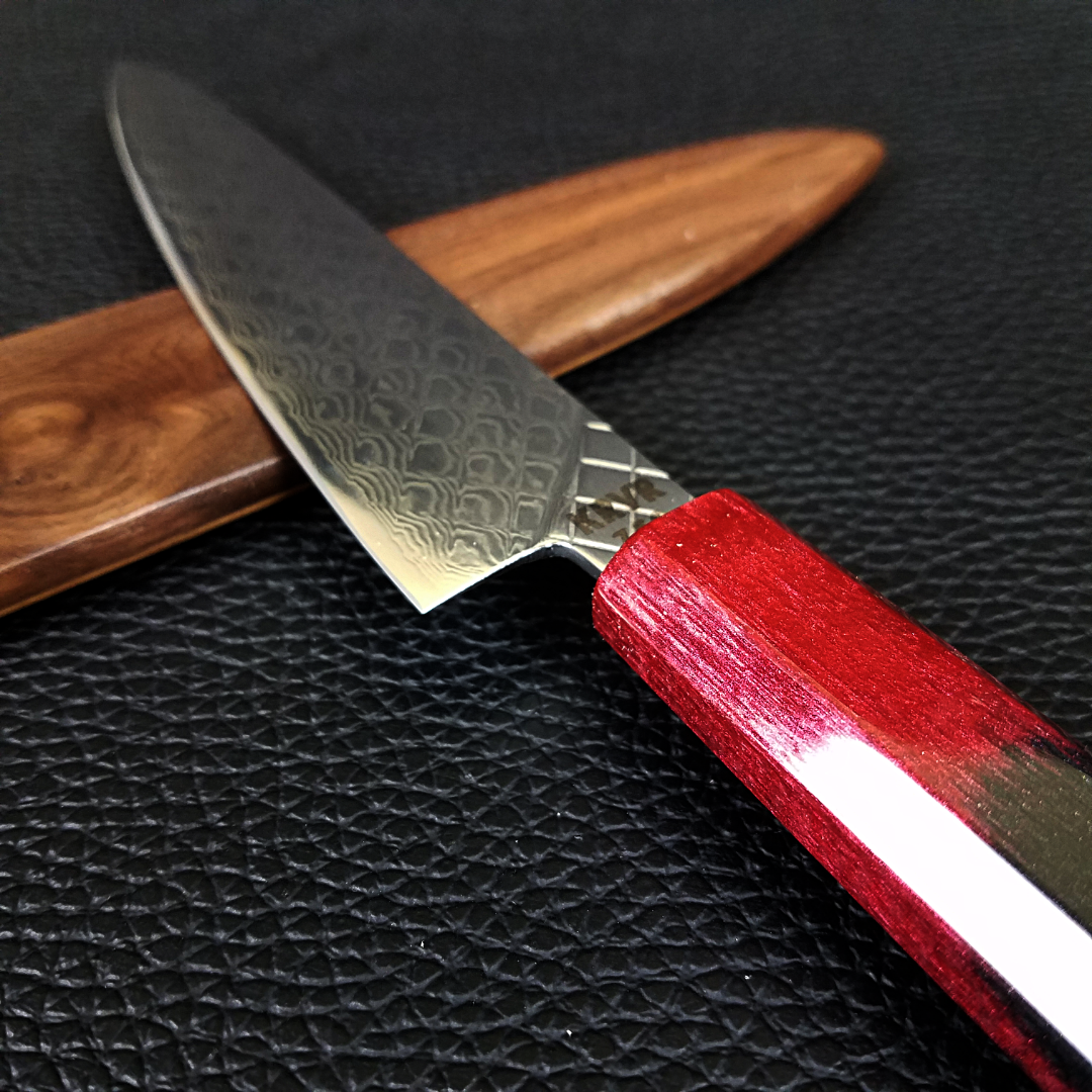 Jurassic Bronze - 6in (150mm) Damascus Petty Culinary Knife