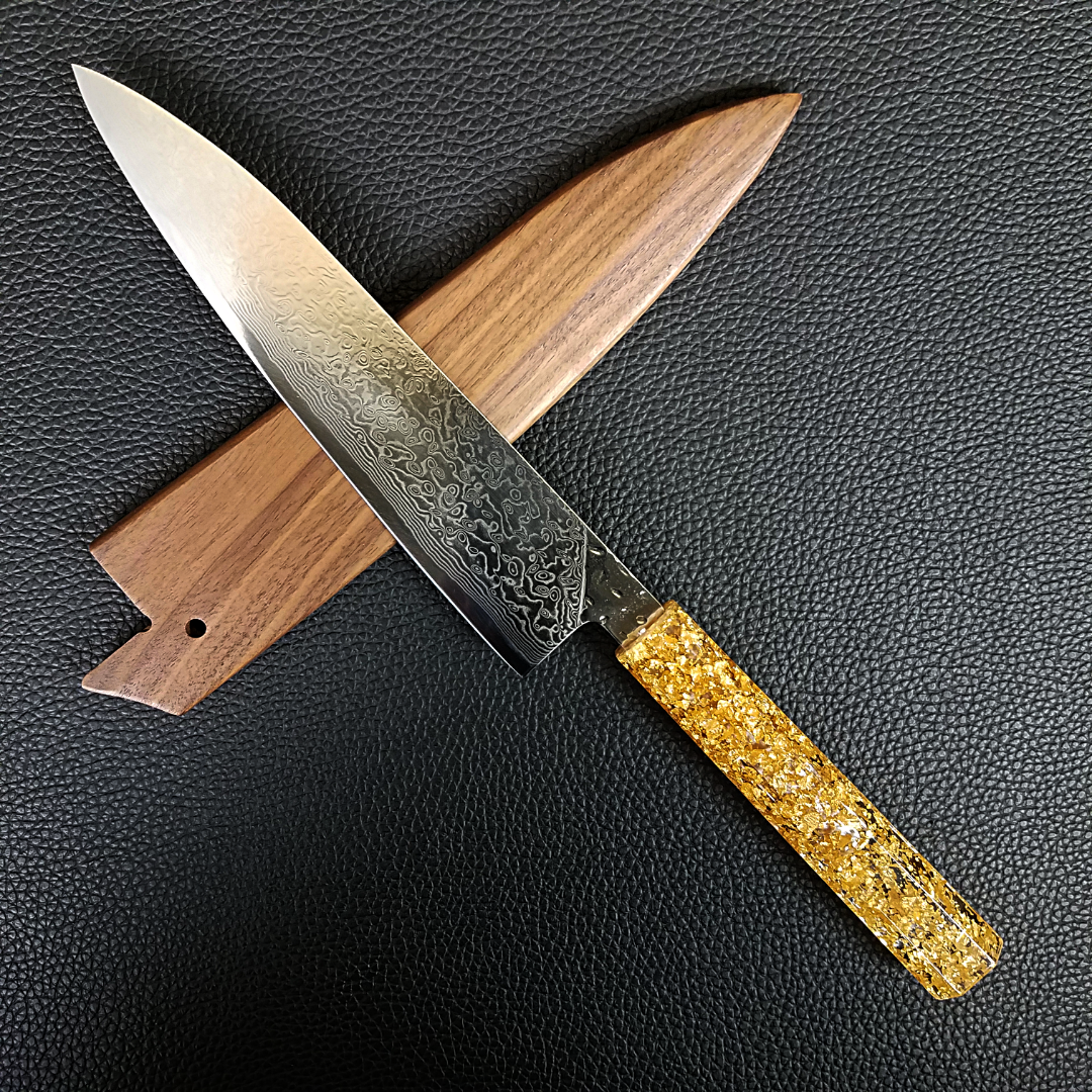 Goldfinger - 210mm (8.25in) Damascus Gyuto Chef Knife