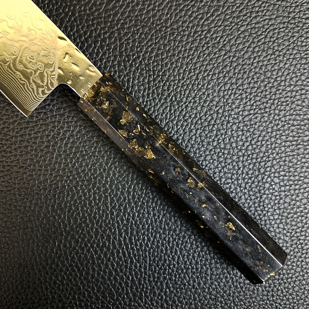 Night Lights - 210mm (8.25in) Damascus Gyuto Chef Knife