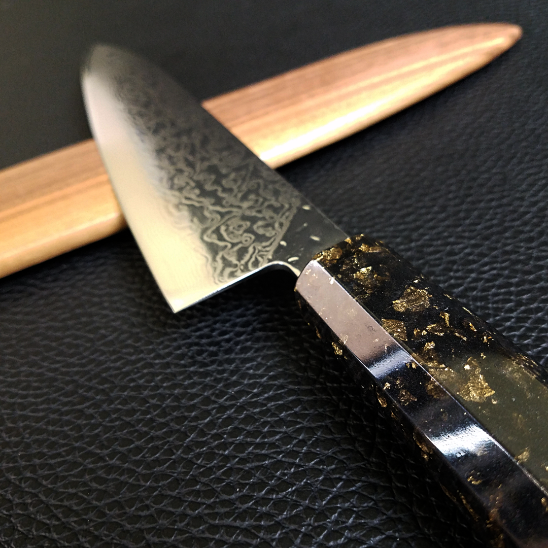 Night Lights - 210mm (8.25in) Damascus Gyuto Chef Knife