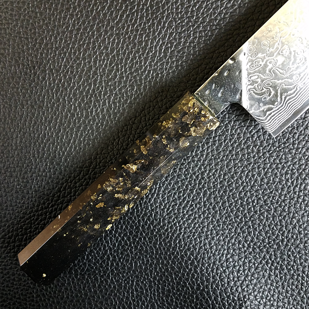 Night Lights - 210mm (8.25in) Damascus Gyuto Chef Knife