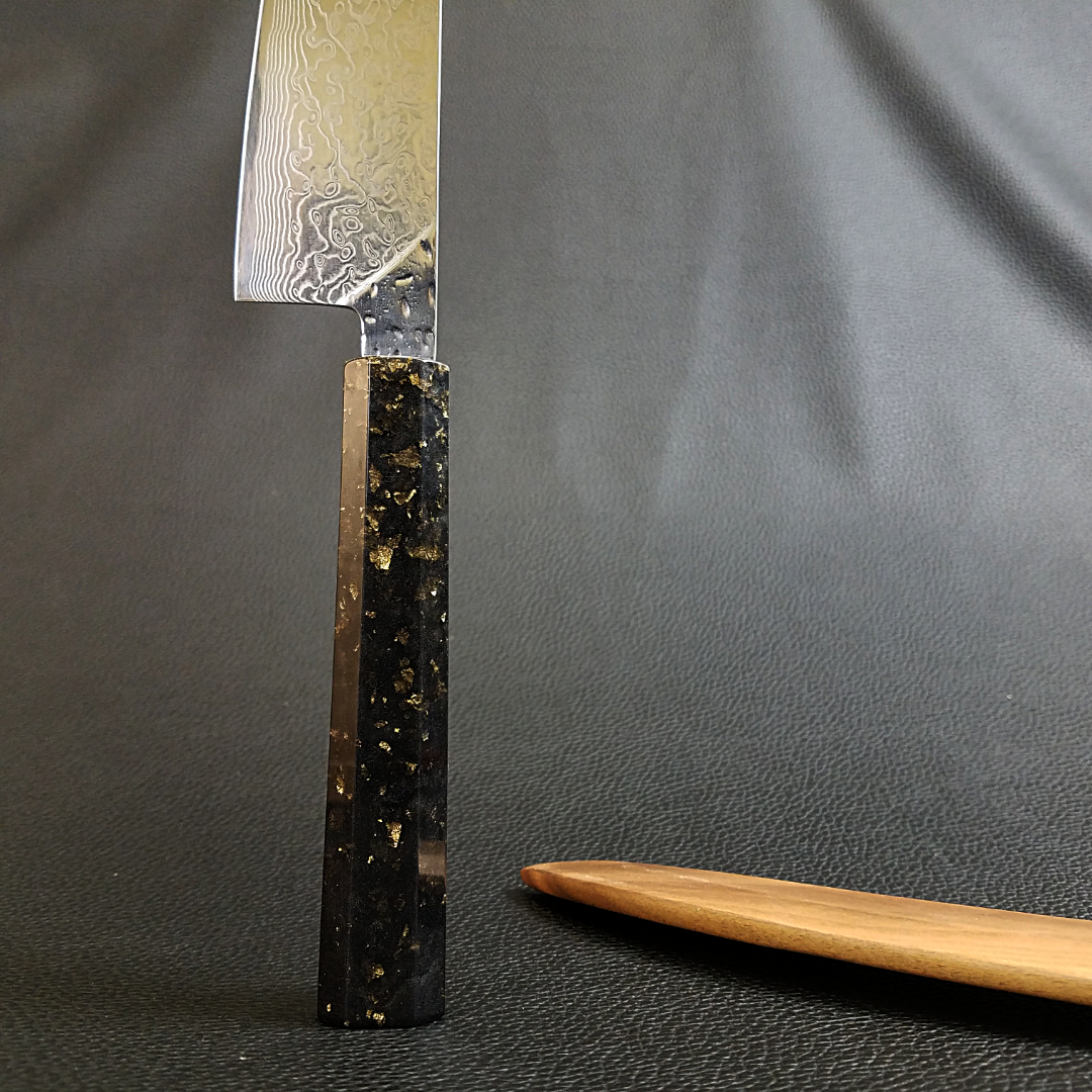 Night Lights - 210mm (8.25in) Damascus Gyuto Chef Knife