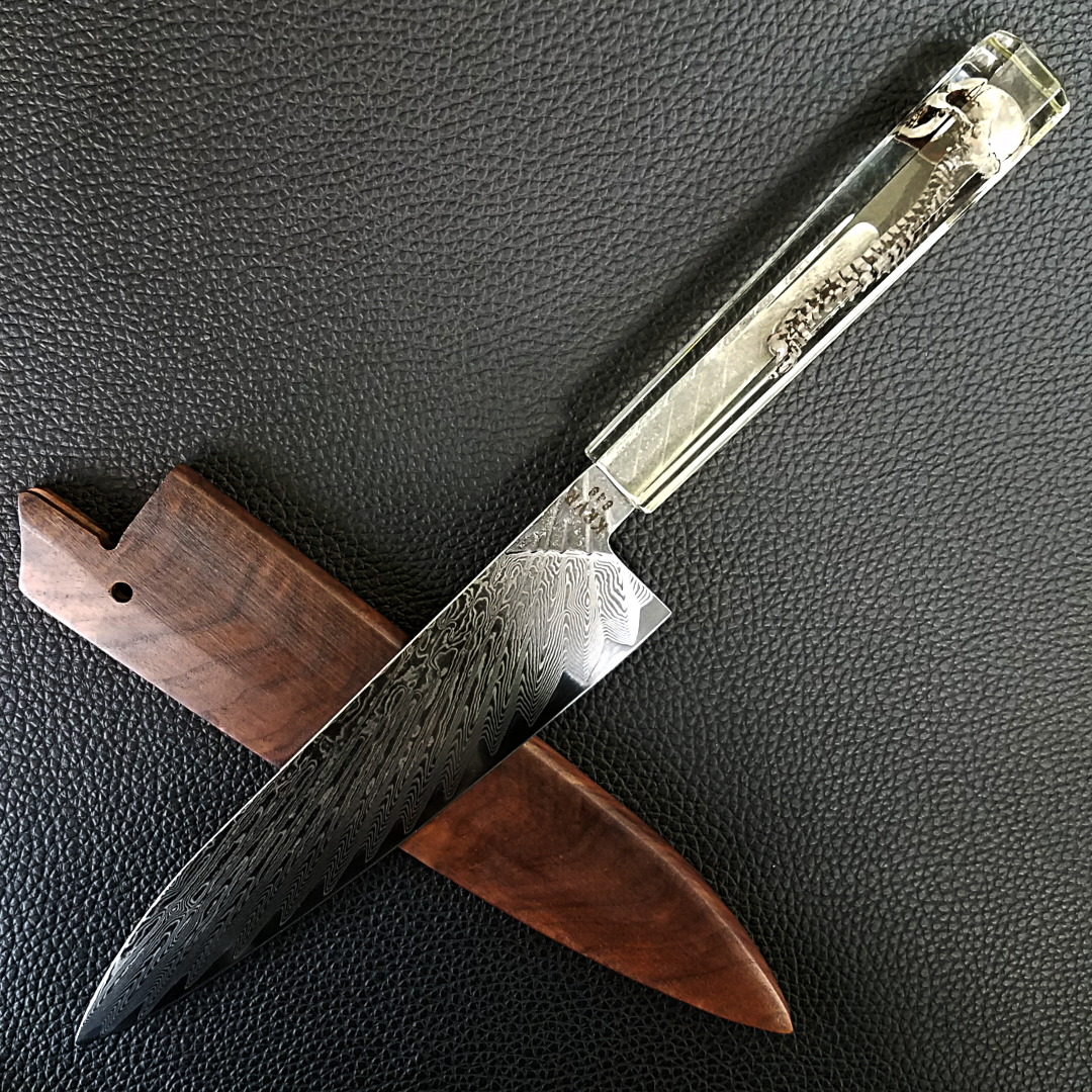 Spinal Tap - 210mm (8.25in) Damascus Gyuto Chef Knife