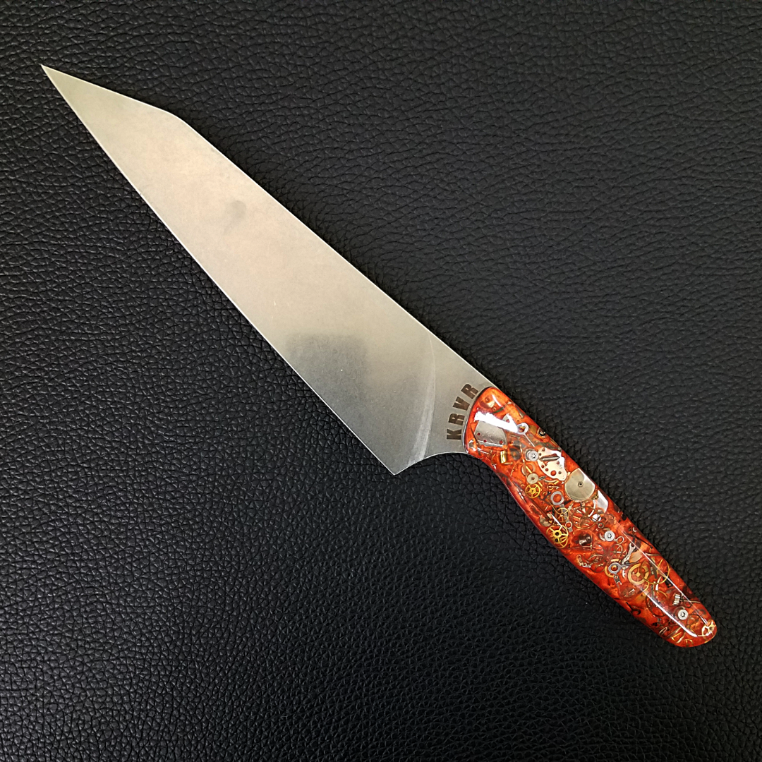 A Clockwork Orange - 8in (203mm) Gyuto Chef Knife S35VN Stainless Steel