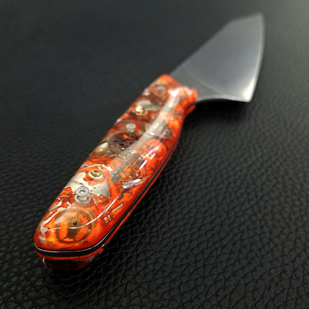 A Clockwork Orange - 8in (203mm) Gyuto Chef Knife S35VN Stainless Steel