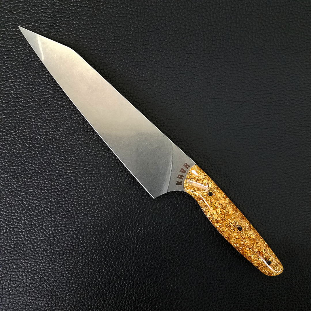 Goldfinger - 8in (203mm) Gyuto Chef Knife S35VN Stainless Steel