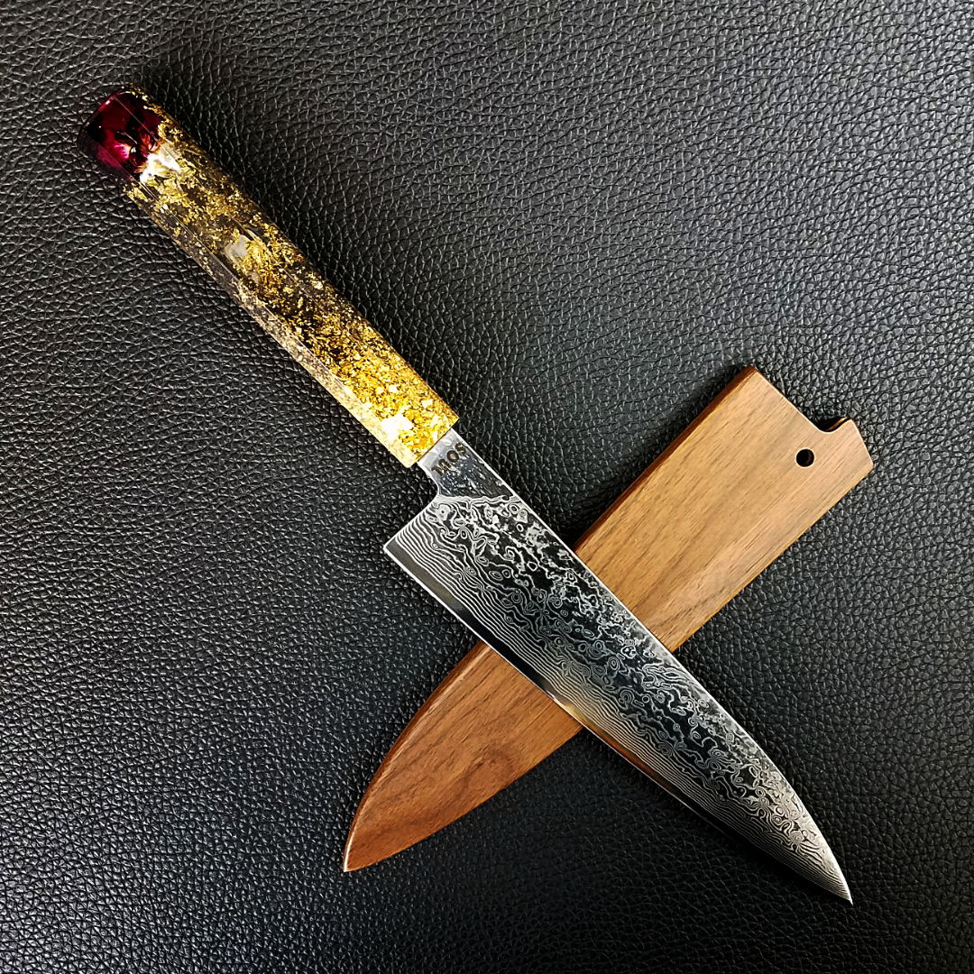 Rose Invictus - 210mm (8.25in) Damascus Gyuto Chef Knife