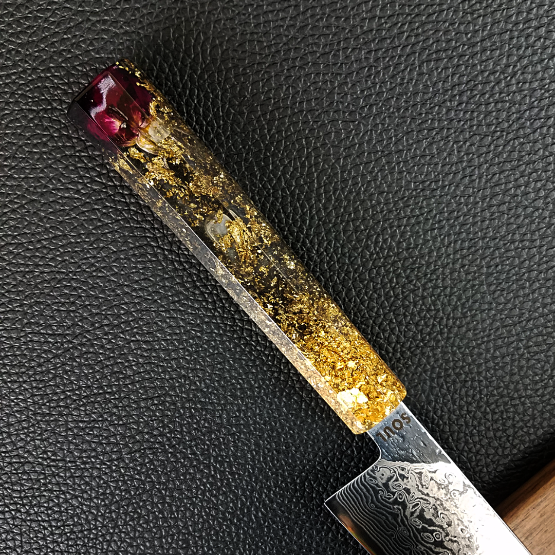 Rose Invictus - 210mm (8.25in) Damascus Gyuto Chef Knife