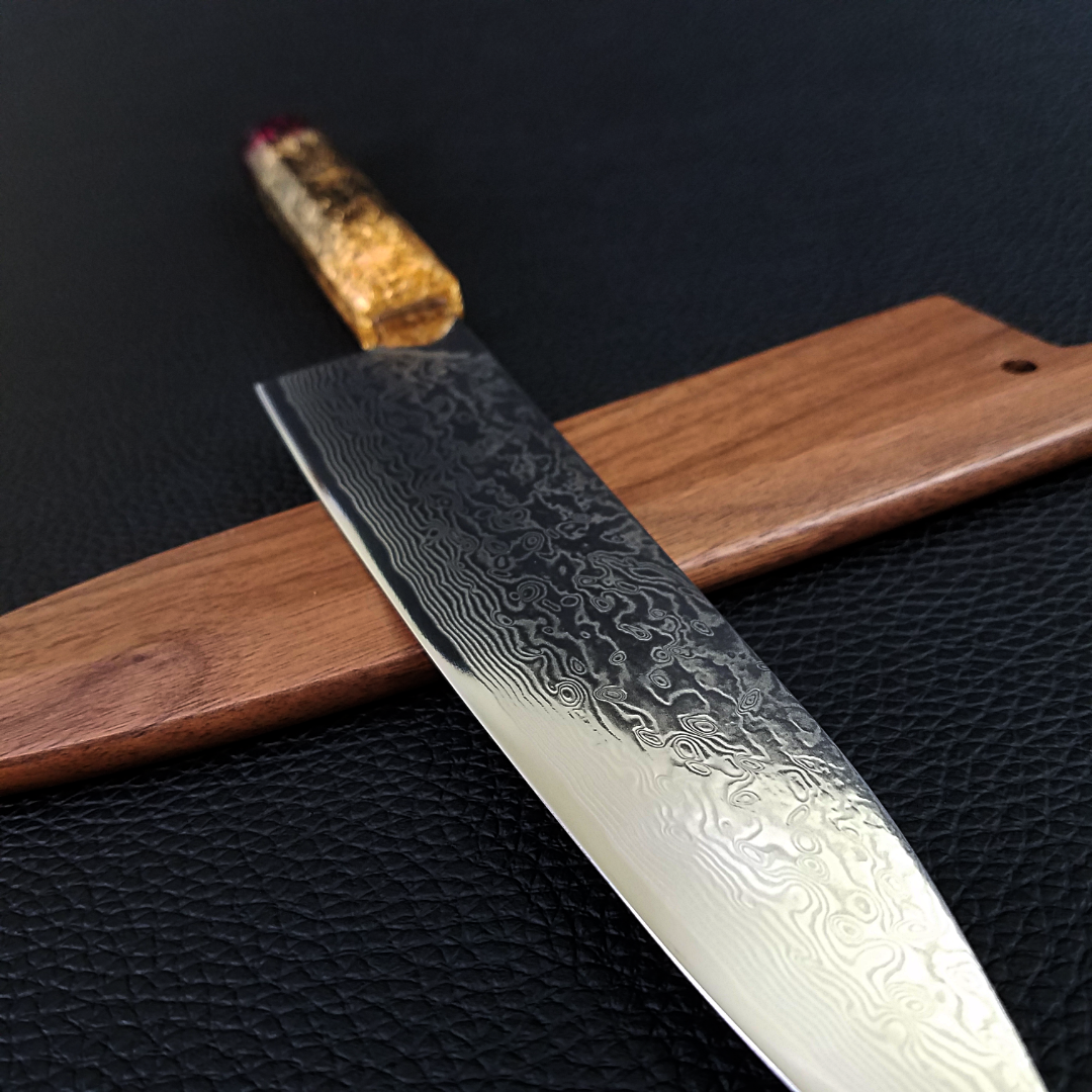 Rose Invictus - 210mm (8.25in) Damascus Gyuto Chef Knife