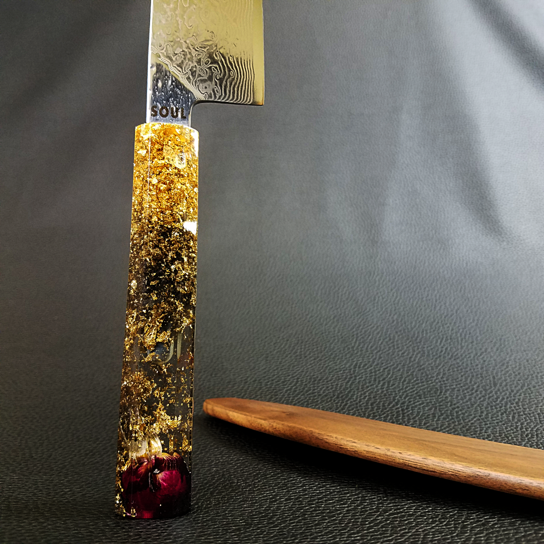 Rose Invictus - 210mm (8.25in) Damascus Gyuto Chef Knife