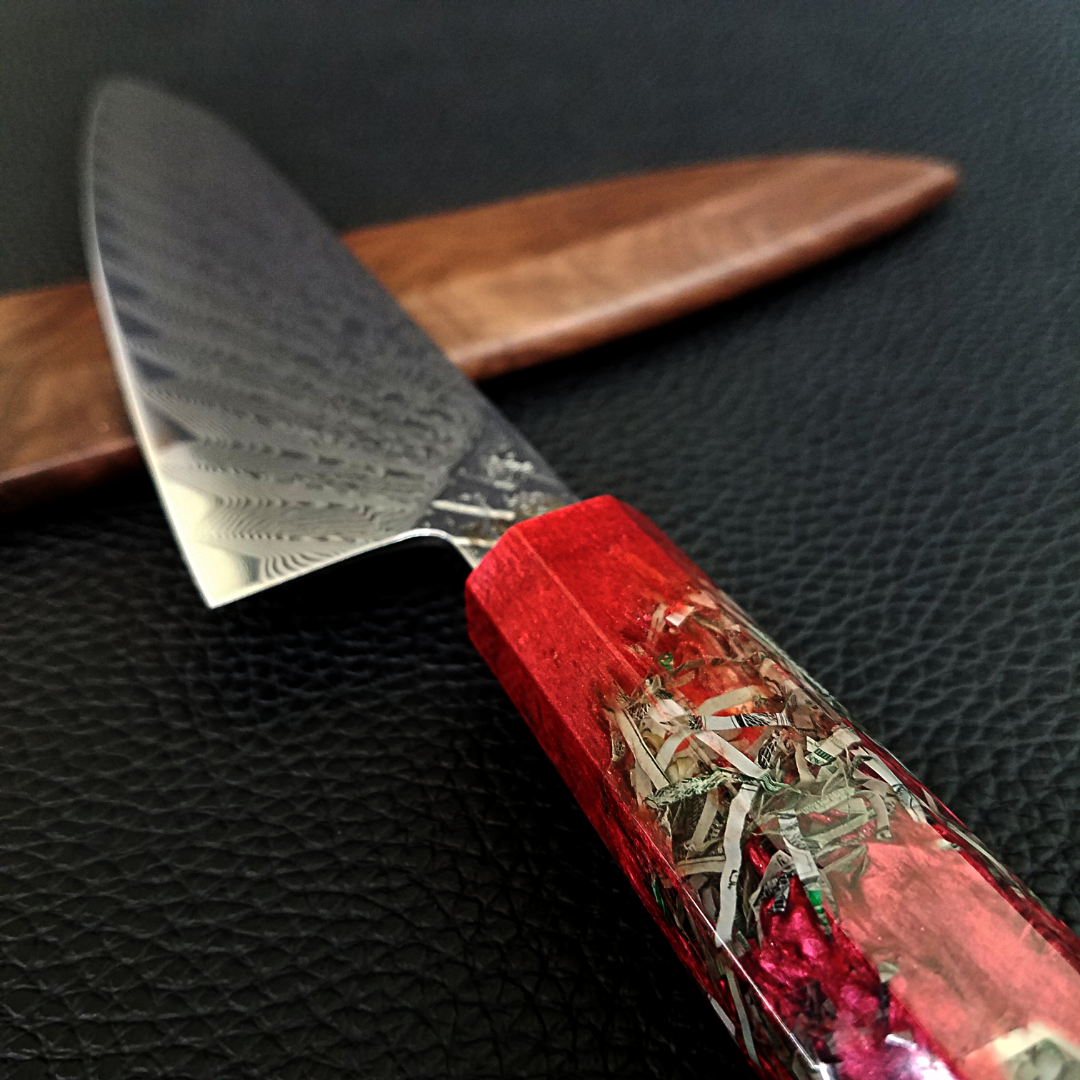 Dead Presidents - 210mm (8.25in) Damascus Gyuto Chef Knife