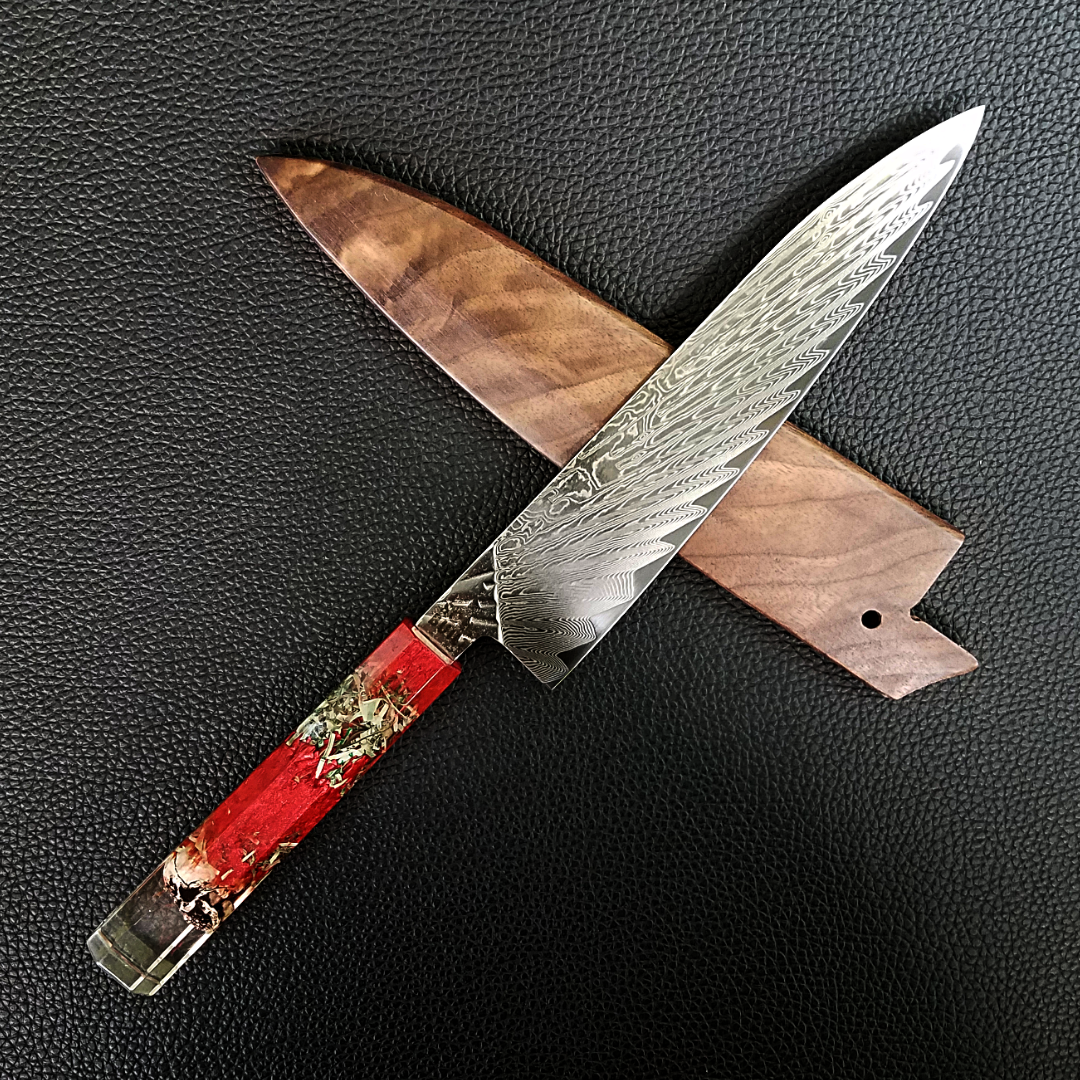 Dead Presidents - 210mm (8.25in) Damascus Gyuto Chef Knife