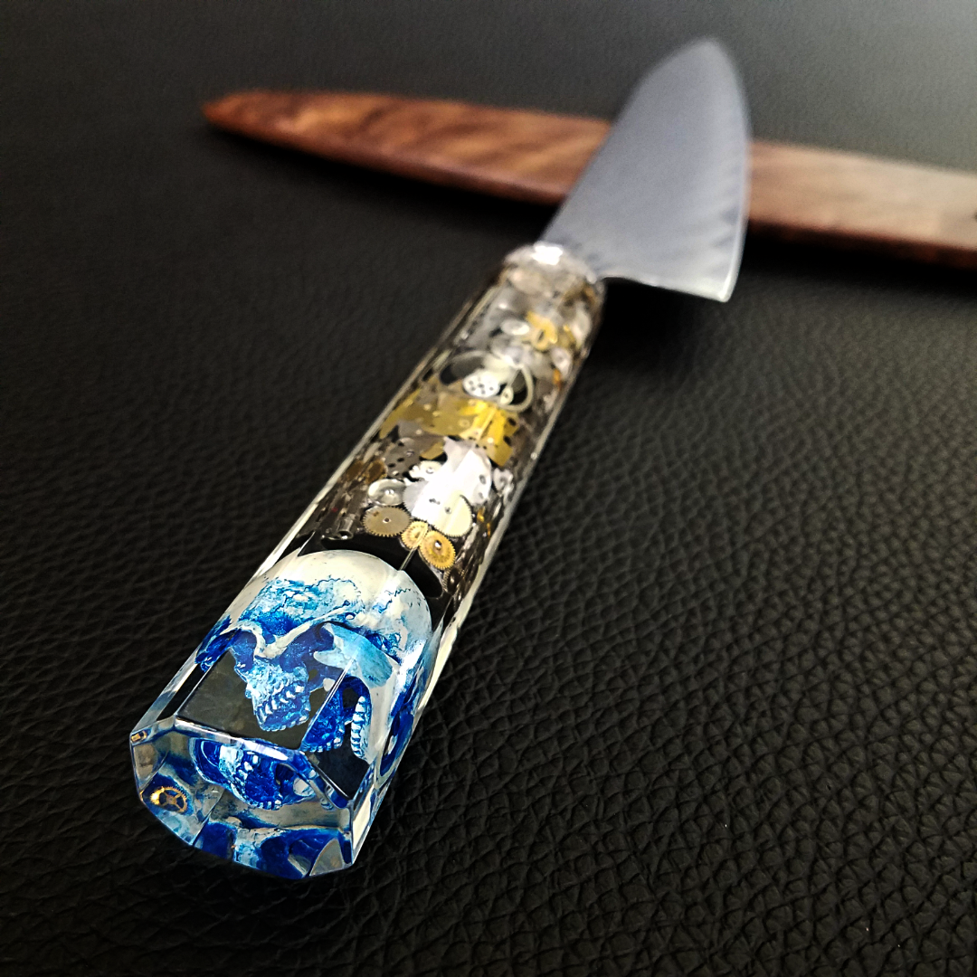 The Watchmaker&#39;s Sunray - 210mm (8.25in) Sunray Damascus Gyuto Chef Knife
