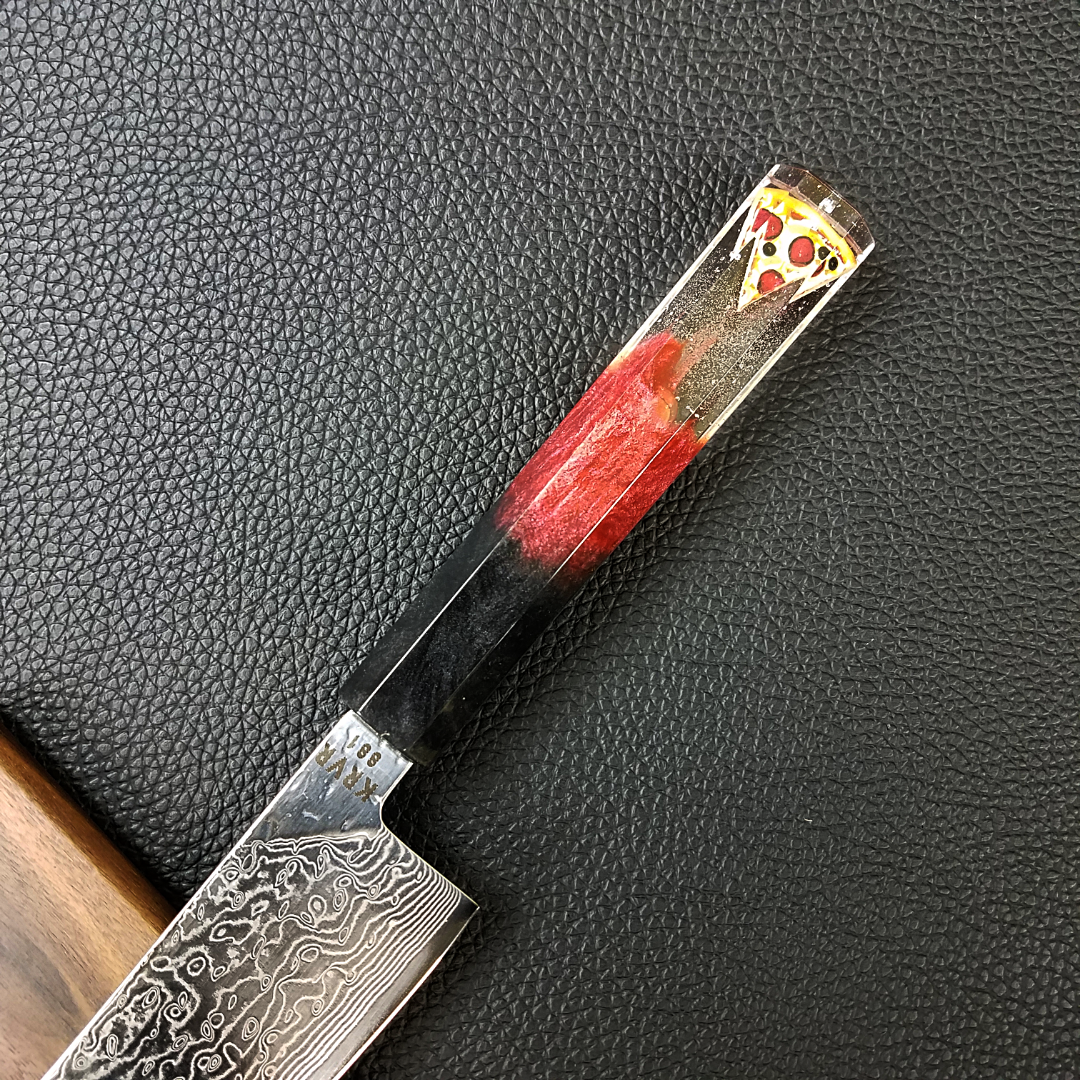 Pizza - 210mm (8.25in) Damascus Gyuto Chef Knife