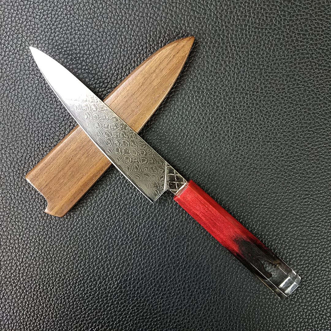 Jurassic Shard - 6in (150mm) Damascus Petty Culinary Knife