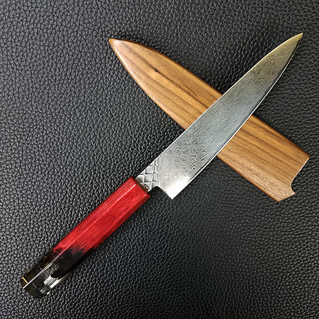 Jurassic Shard - 6in (150mm) Damascus Petty Culinary Knife