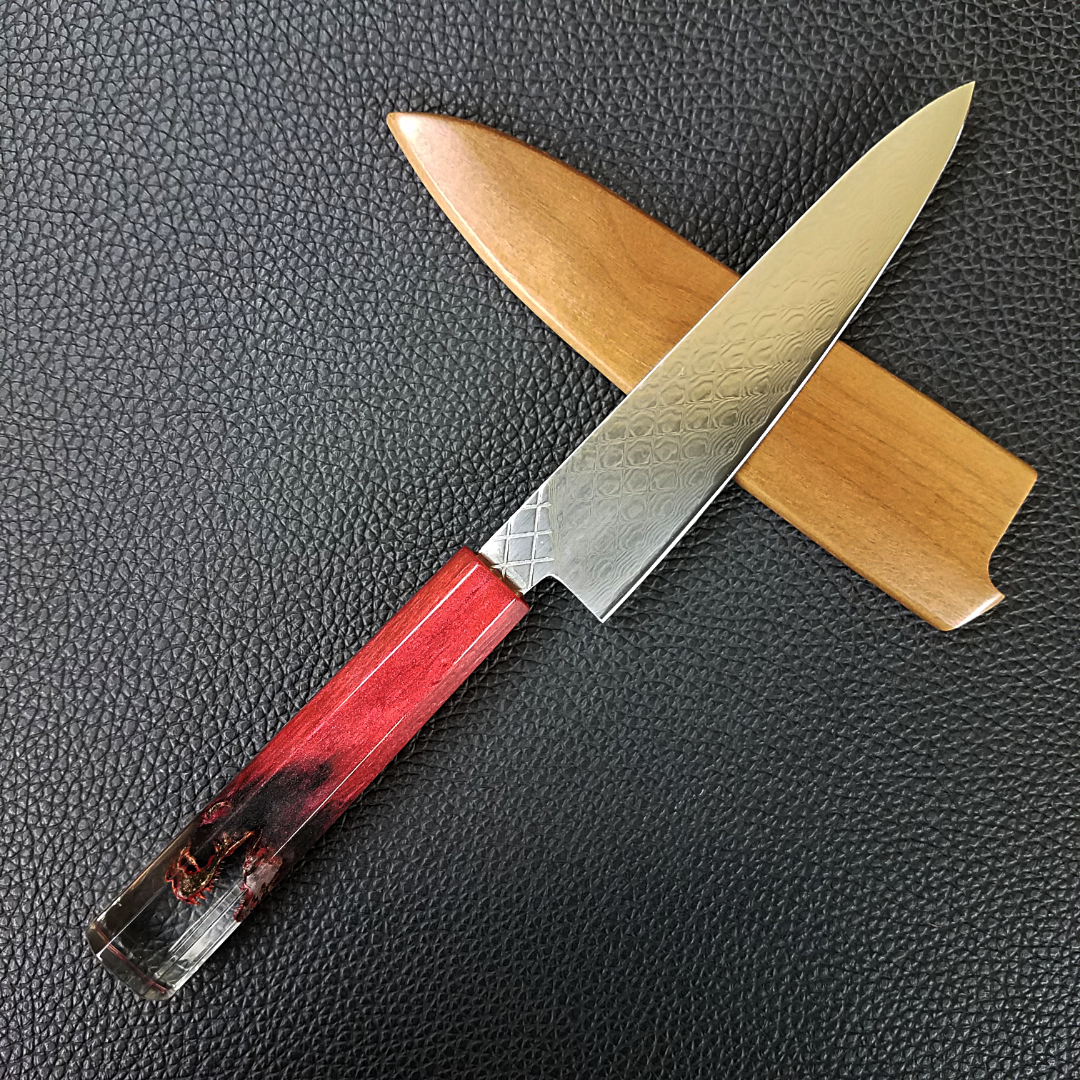 BloodZilla - 6in (150mm) Damascus Petty Culinary Knife