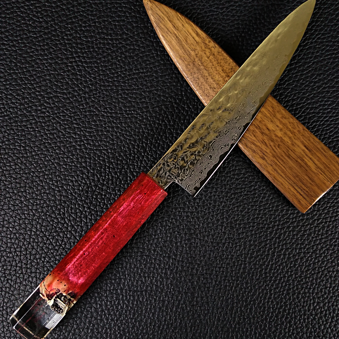 Devil&#39;s Advocate - 6in (150mm) Damascus Petty Culinary Knife