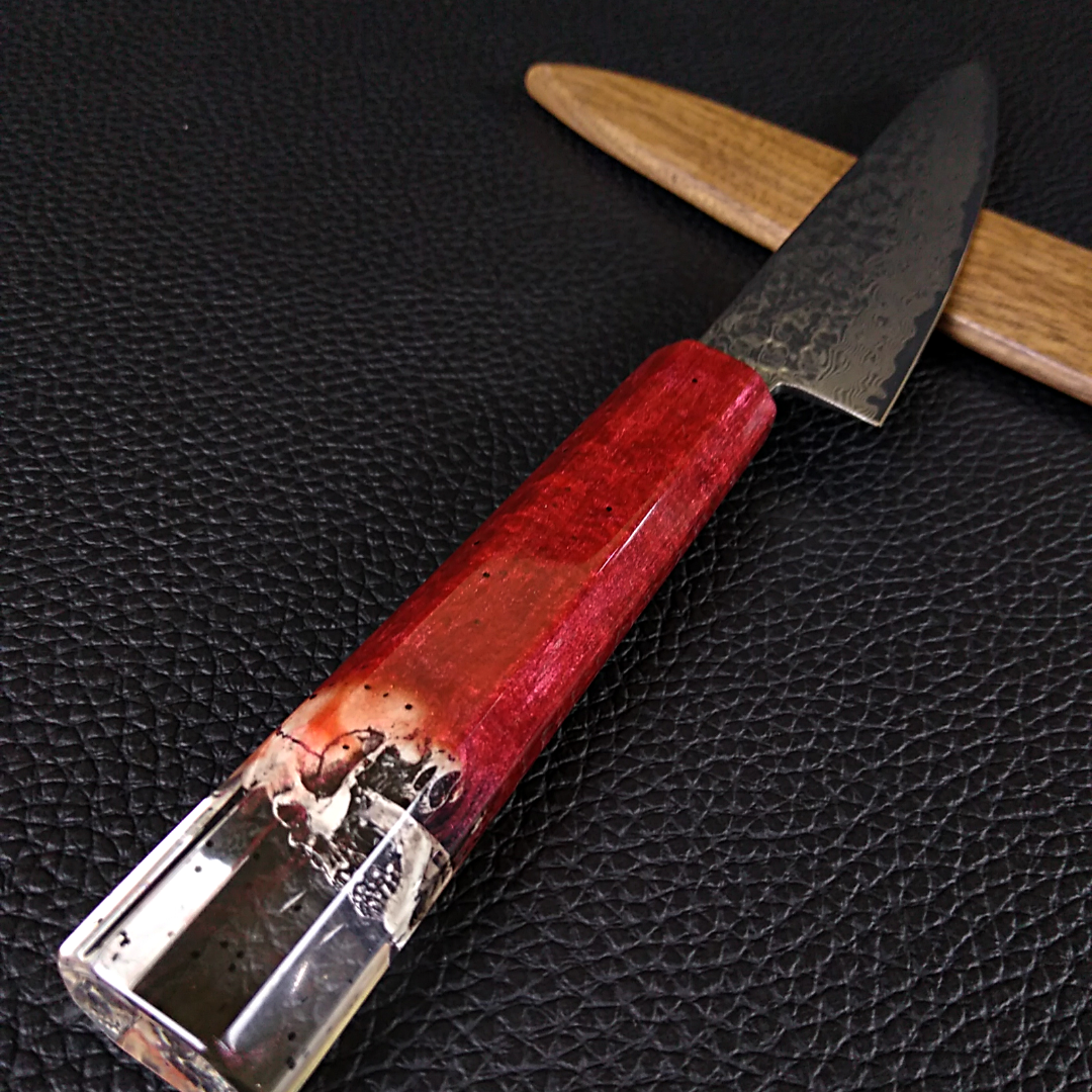 Devil&#39;s Advocate - 6in (150mm) Damascus Petty Culinary Knife