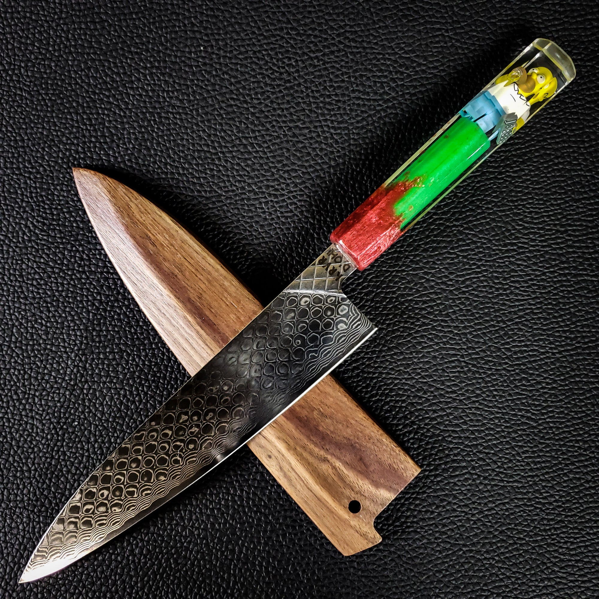D'ohmascus - 210mm (8.25in) Damascus Gyuto Chef Knife