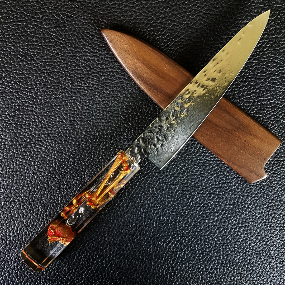 The Scythian - 6in (150mm) Damascus Petty Culinary Knife