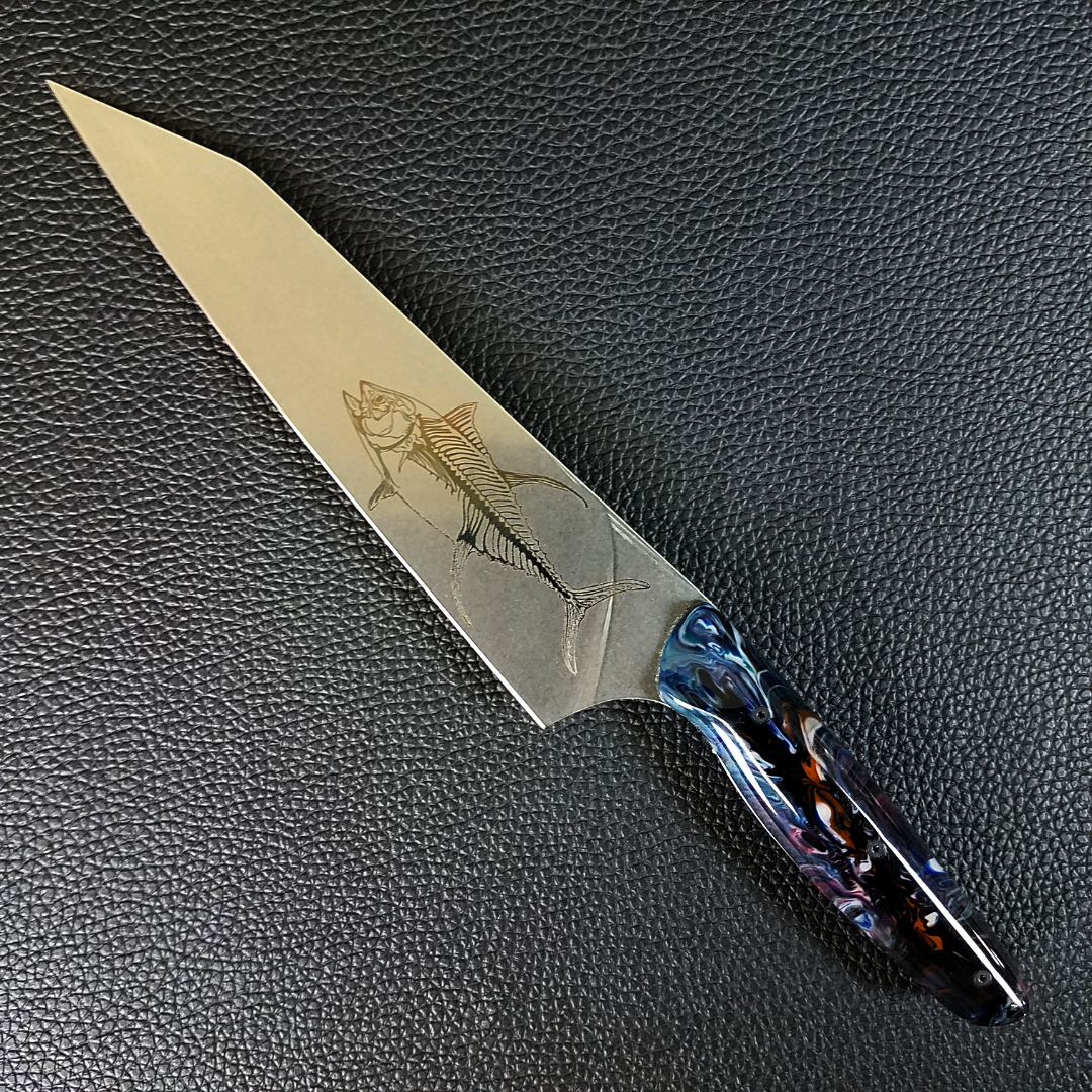 Leviathan - 8in (203mm) Gyuto Chef Knife S35VN Stainless Steel