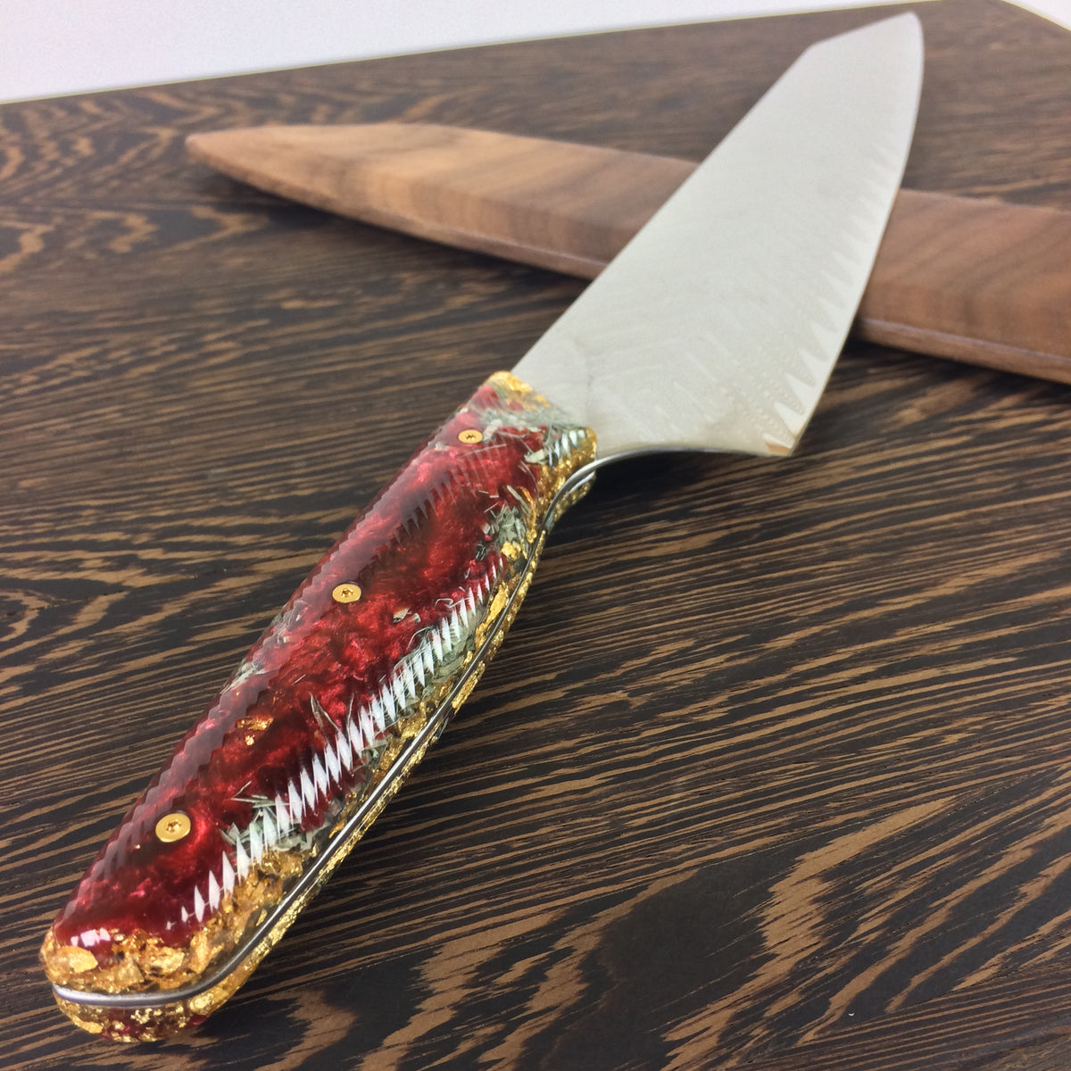 Beefcake - 10&quot; Damascus Gyuto - Sawtooth - Wavy Handle