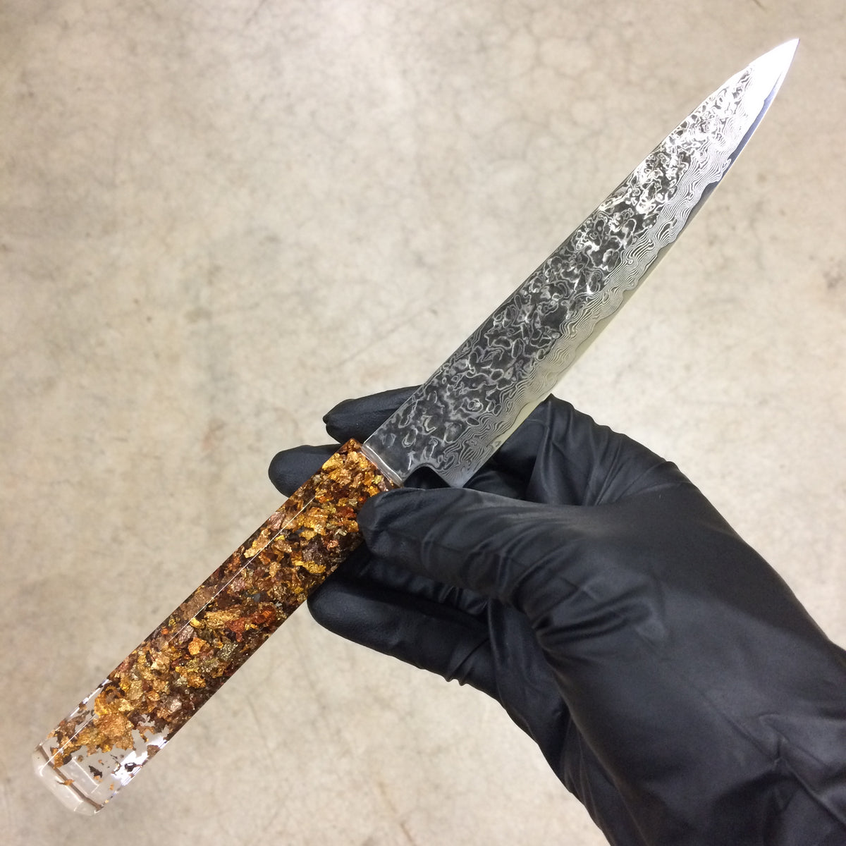 Maple Sugar - 6” (150mm) Petty - Damascus Steel